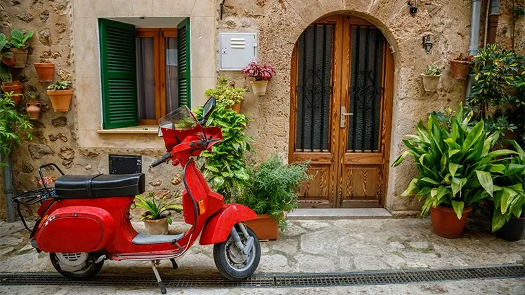 Baja de un ciclomotor