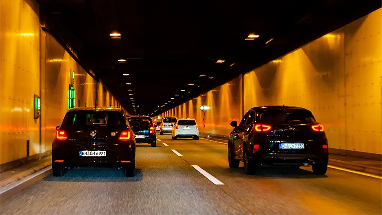 Distancia Seguridad Túnel