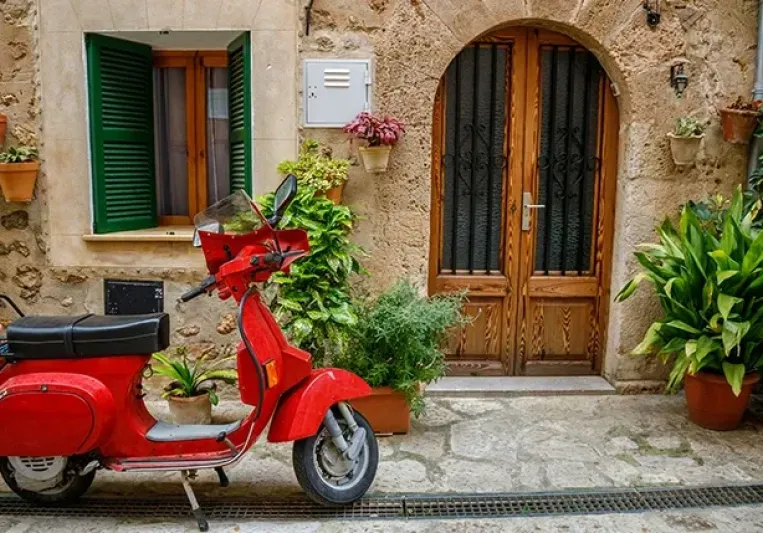 Baja de un ciclomotor