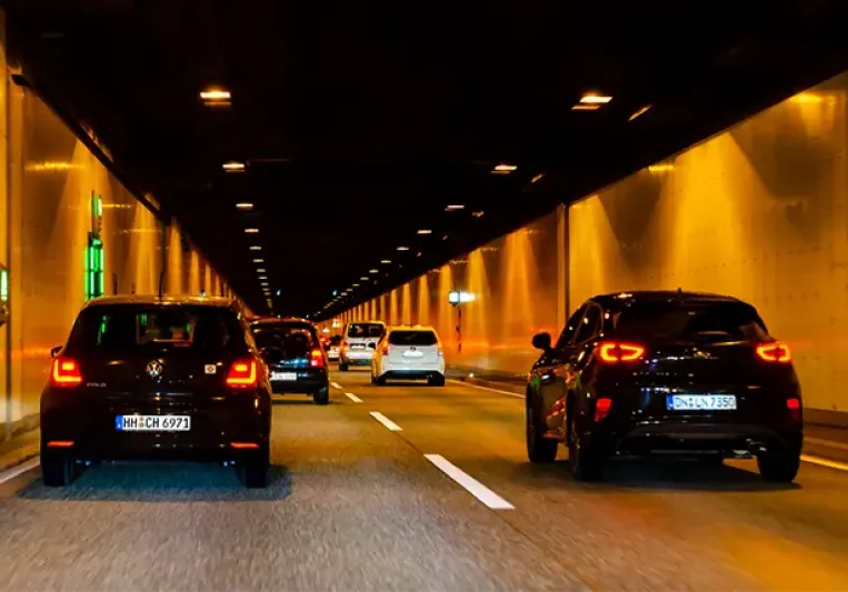 Distancia Seguridad Túnel