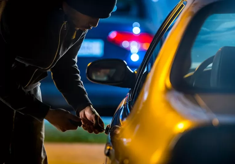 Robo de un coche asegurado