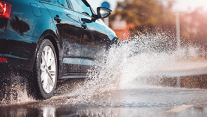 Coche lluvia Coche lluvia